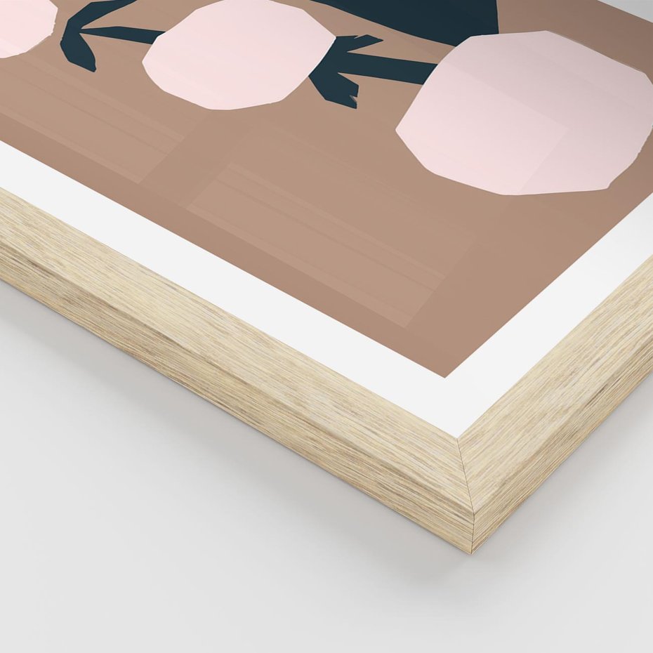 Plakat w ramie 30x40 - Harmonia Boho Ducha - abstrakcyjny obraz, plakat - rama drewno