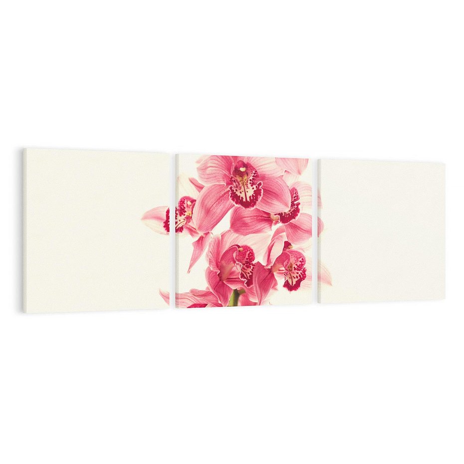 Obraz na płótnie 150x50 - Orchidea w spa - relaks - orchidea, spa