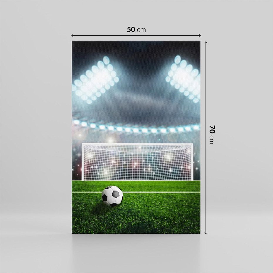 Obraz na płótnie 50x70 - Strzał do bramki - piłka, nożna