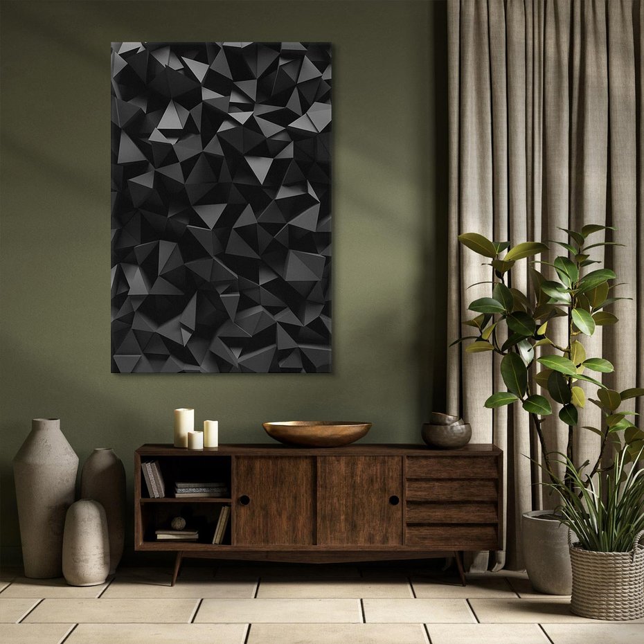 Obraz na płótnie 70x100 - Abstrakcyjne 3D układy - 3D, abstrakcja