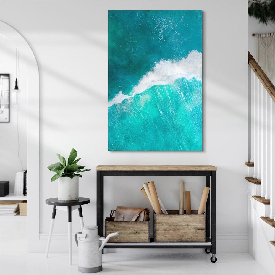 Obraz na płótnie 70x100 - Siła i Spokój - morze, ocean