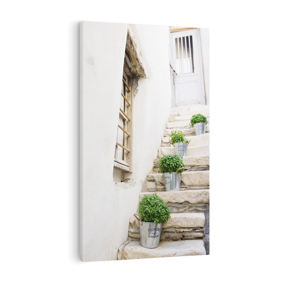 Obraz na płótnie 50x70 - Wznoszące się Marzenia - schody, perspektywa