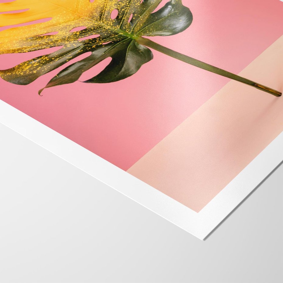 Plakat bez ramy 30x40 - Majestatyczna monstera - monstera, liść