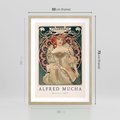 Plakat w ramie 50x70 - Piękno Art Nouveau - plakat, obraz - rama drewno