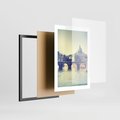 Plakat w ramie 30x40 - Urok włoskiego miasta - Włochy, miasto - rama czarna