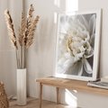 Plakat bez ramy 21x30 - Białe Kwiaty Delikatności - białe, kwiaty