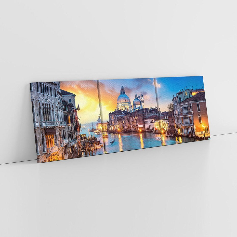 Obraz na płótnie 120x40 - Wenecja: miasto zakochanych - Wenecja, Włochy