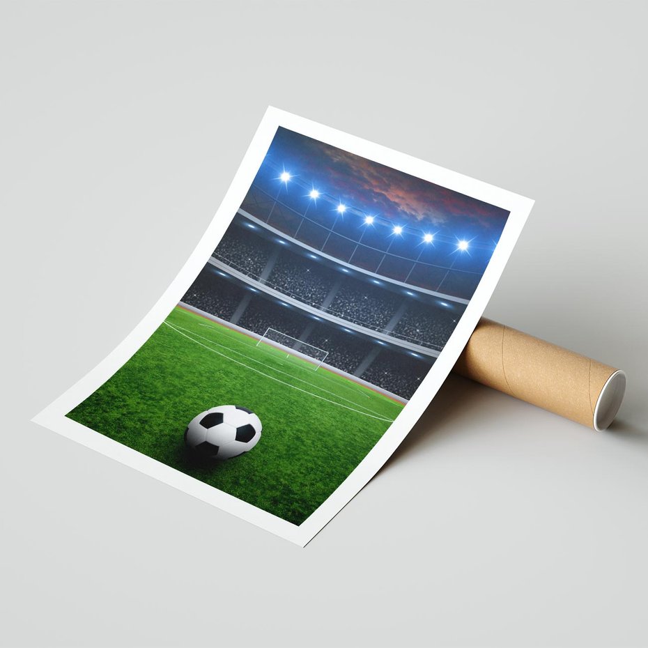 Plakat bez ramy 40x50 - Piłka nożna - gol! - piłka nożna, gol