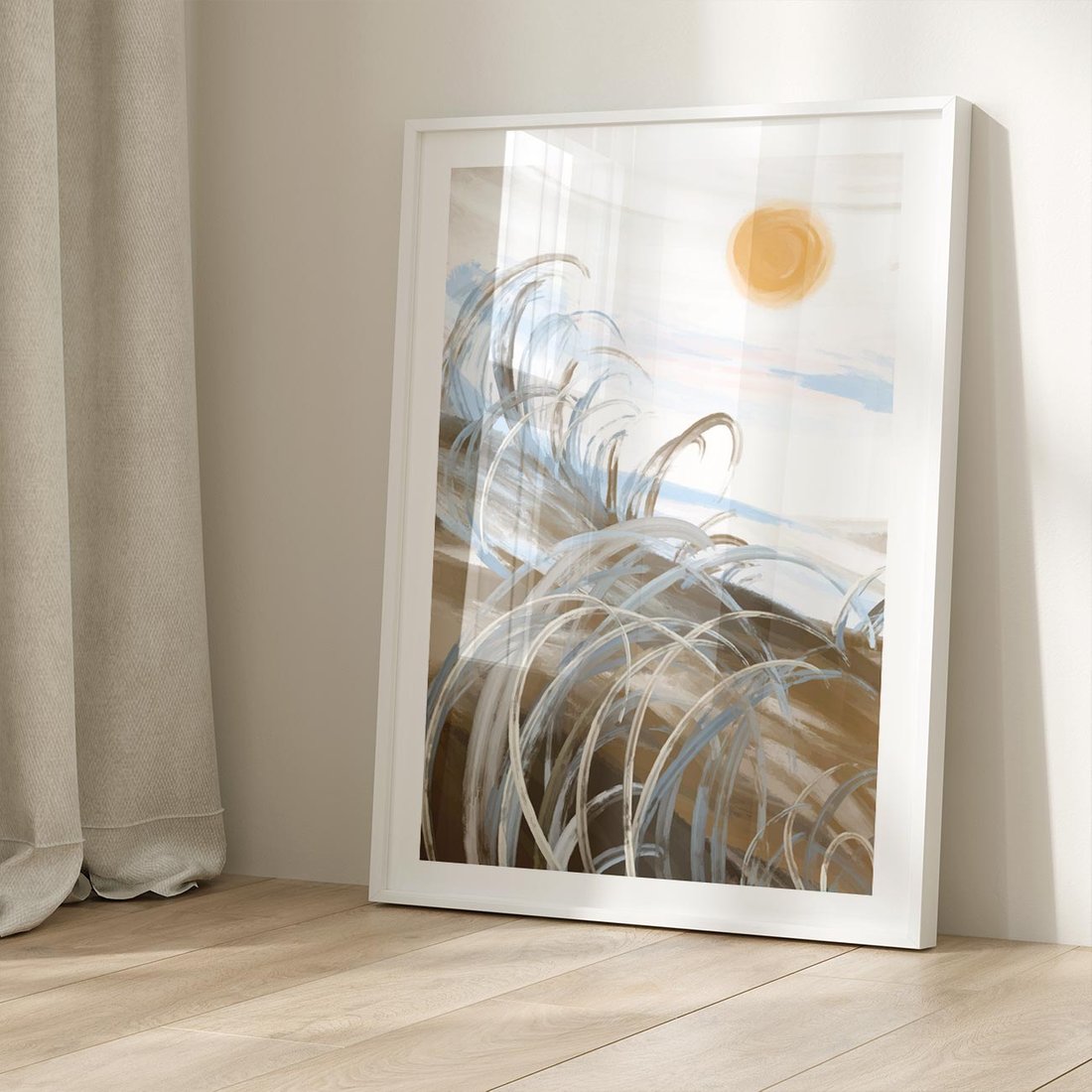 Plakat bez ramy 30x40 - Zaklęty Wschód - akwarela, obraz