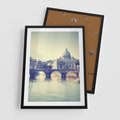 Plakat w ramie 50x70 - Urok włoskiego miasta - Włochy, miasto - rama czarna