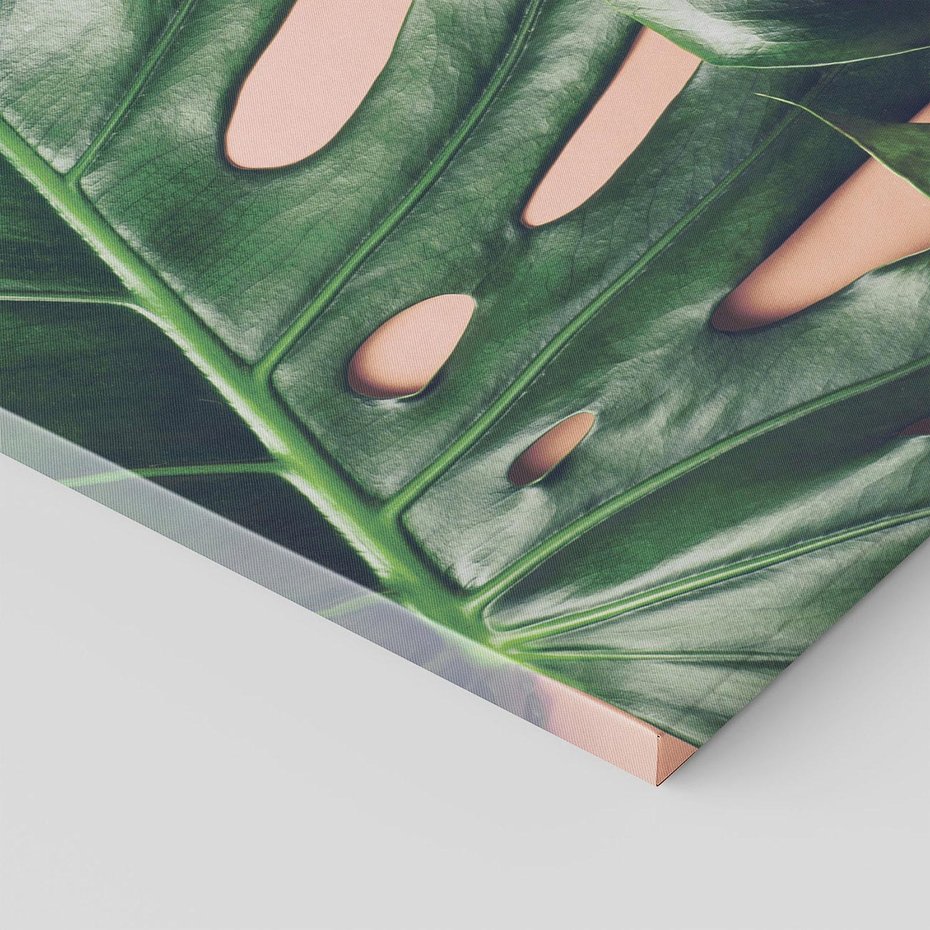 Obraz na płótnie 120x80 - Monstera Liście - monstera, liście