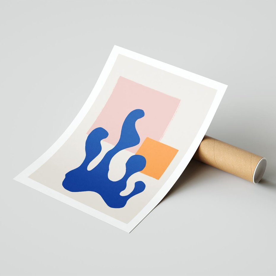 Plakat bez ramy 40x50 - Bezgraniczna Galeria Plam - abstrakcja, nowoczesny plakat