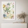 Plakat bez ramy 30x40 - Delikatne Kolory - akwarelowe, kwiaty