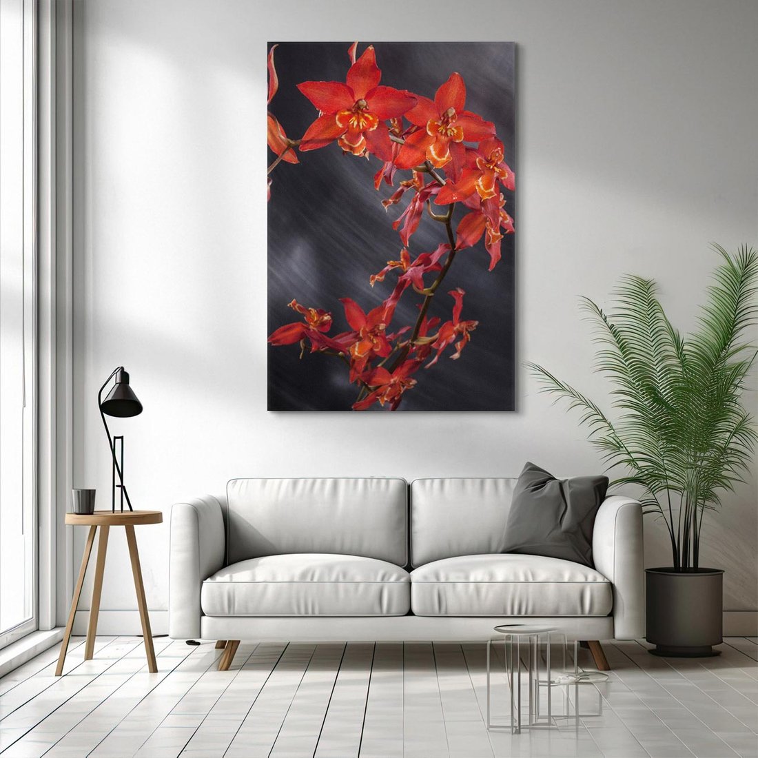 Obraz na płótnie 50x70 - Kolorowy Raj - kwiaty, tropikalne