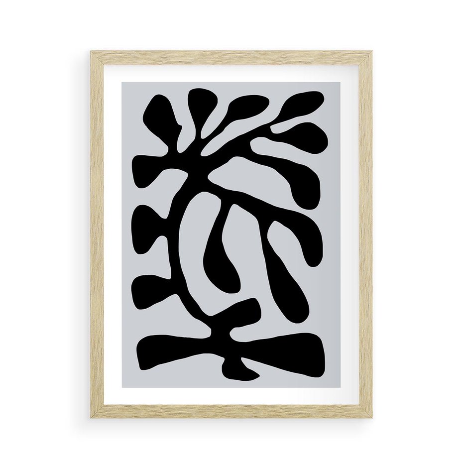 Plakat w ramie 50x70 - Przenikające Refleksje - matisse, sztuka nowoczesna - rama drewno