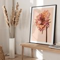 Plakat bez ramy 21x30 - Delikatne piękno - suche, kwiaty