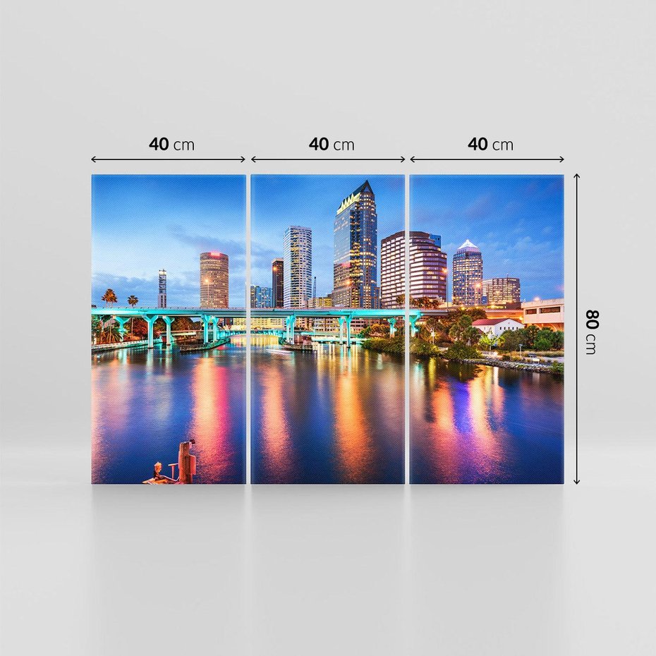 Obraz na płótnie 120x80 - Perła Florydy USA - Tampa, Floryda