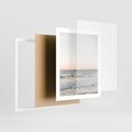 Plakat w ramie 40x50 - Morze i Fale - morze, fale - rama biała