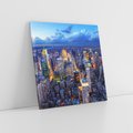 Obraz na płótnie 40x40 - Energia wielkiego miasta - Nowy Jork, NY