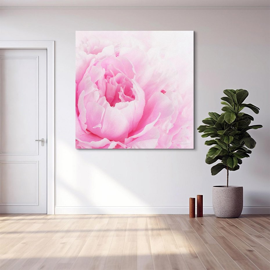 Obraz na płótnie 30x30 - Kwiatowa harmonia - kwiaty