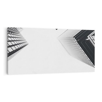 Obraz na płótnie 100x50 - Nowoczesna Dynamika - perspektywa, wieżowce