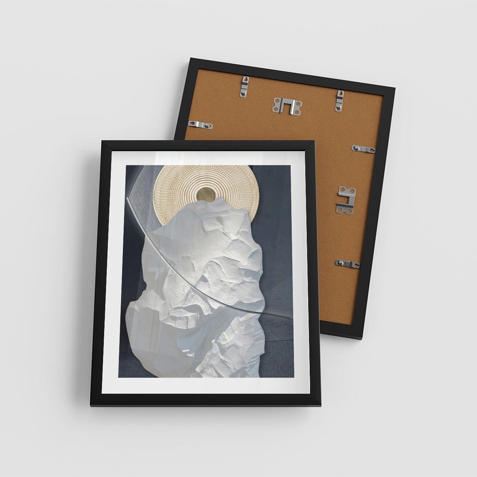 Plakat w ramie 40x50 - Wyraz Twojej Wyjątkowości - sztuka, nowoczesna - rama czarna