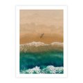 Plakat bez ramy 30x40 - Nadbrzeżna Harmonia - plaża, morze