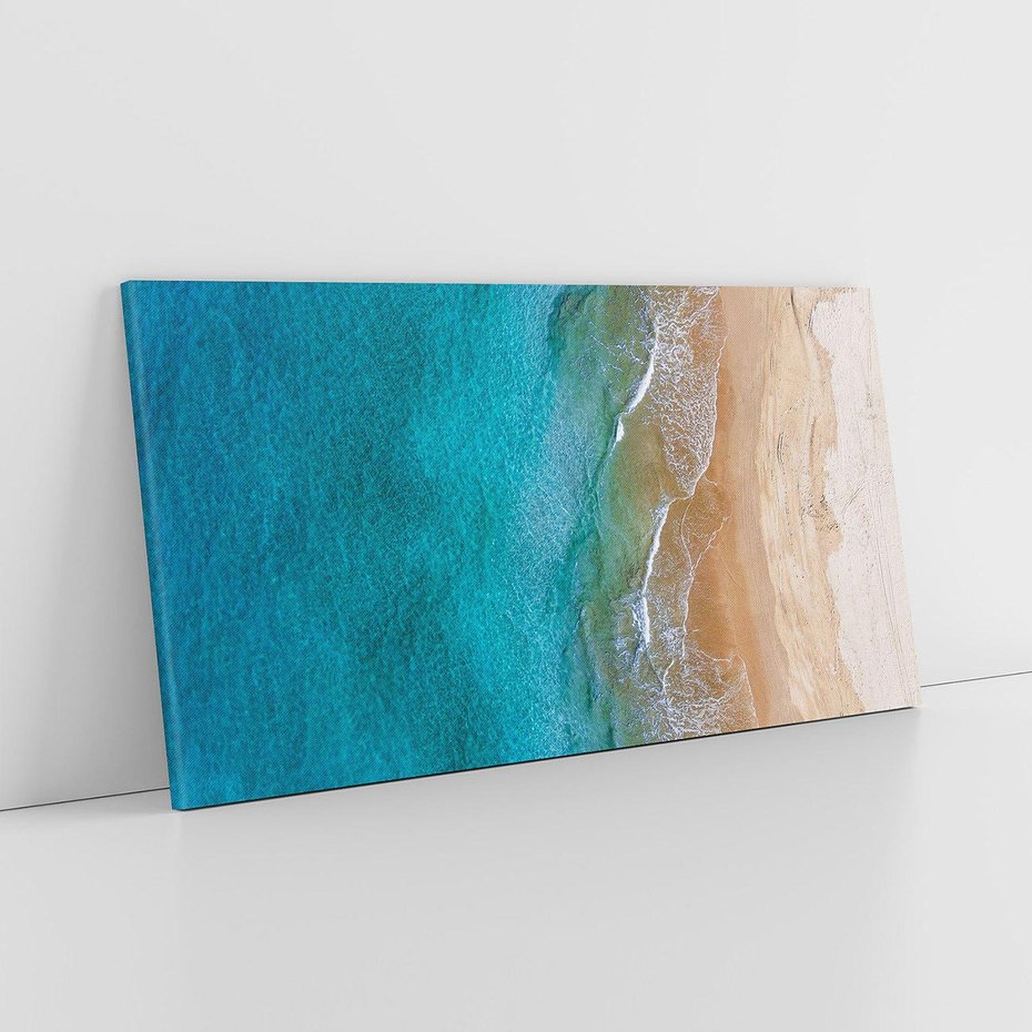 Obraz na płótnie 120x60 - Spokój nad morzem - morze, plaża