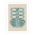 Plakat bez ramy 50x70 - Wewnętrzne Spektrum - boho styl, wazon