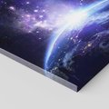 Obraz na płótnie 80x80 - Podróż w kosmiczną przestrzeń - kosmos, ziemia