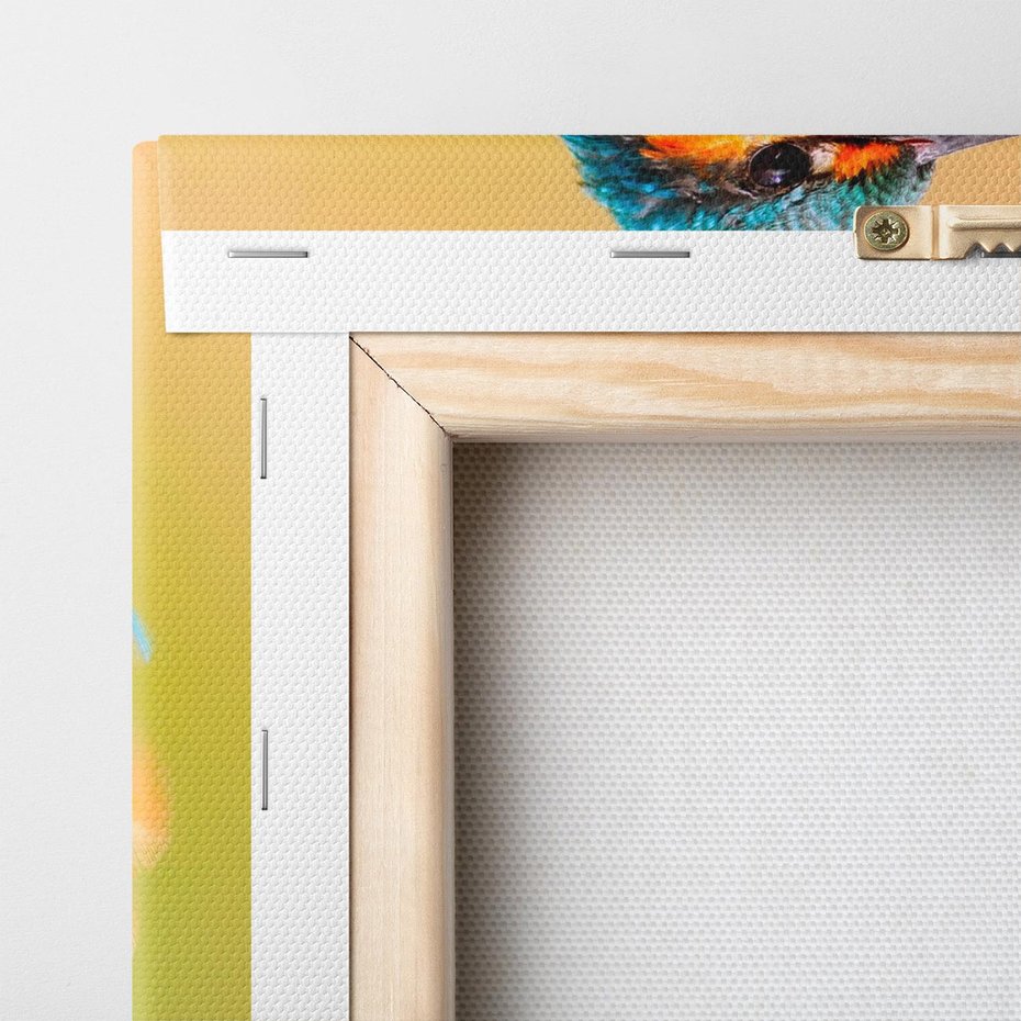 Obraz na płótnie 120x80 - Koliber: Kolorowy taniec w powietrzu - koliber, ptak