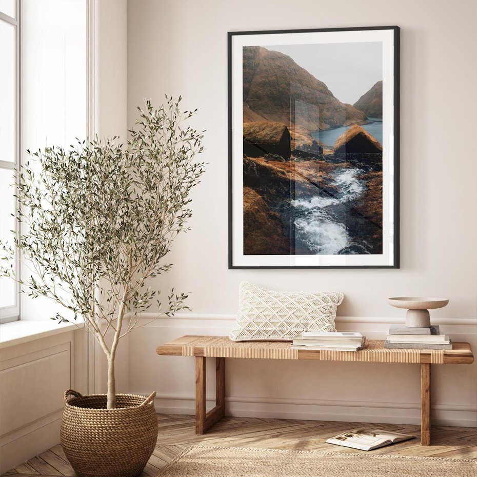 Plakat bez ramy 40x50 - Spokój Natury - skandynawski, pejzaż