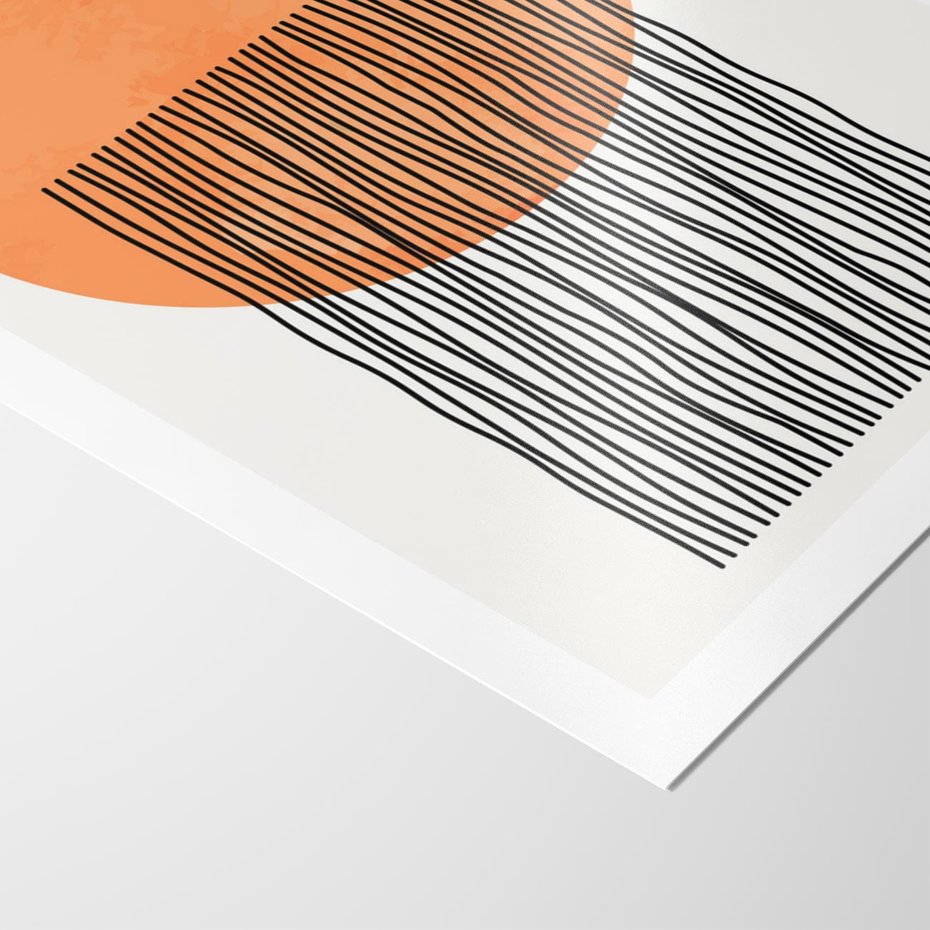 Plakat bez ramy 40x50 - Echa Wyobraźni - koło, boho styl