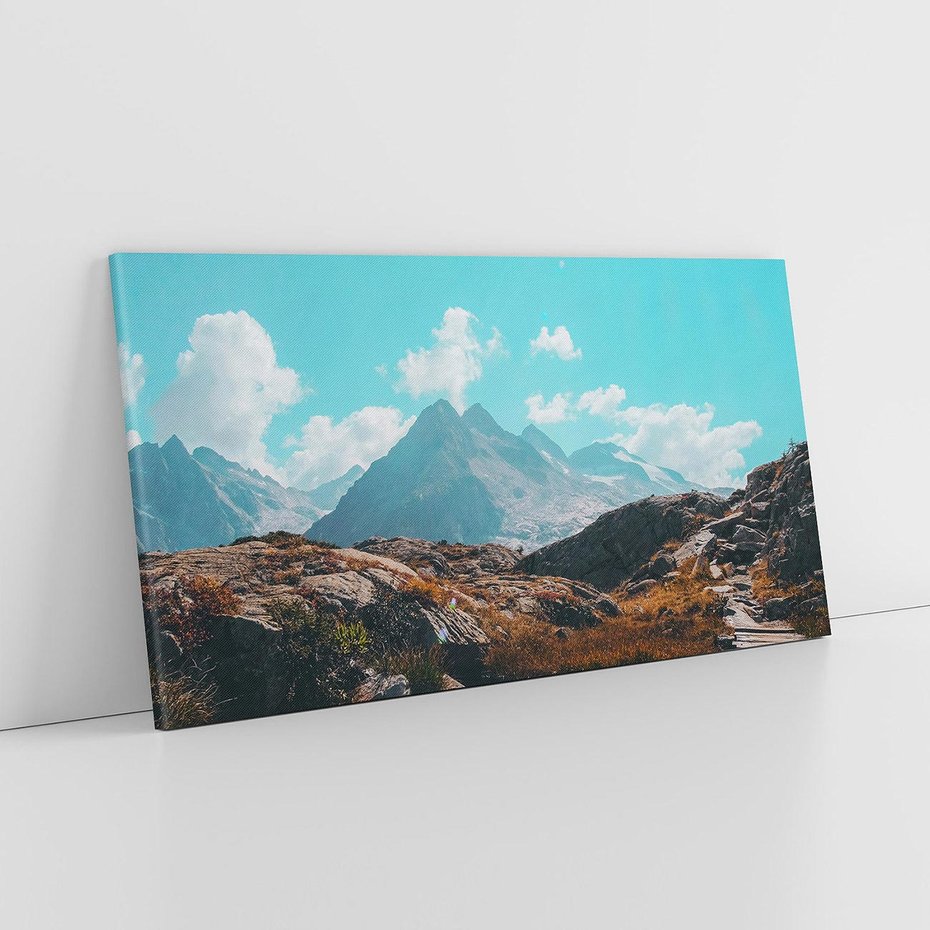 Obraz na płótnie 120x60 - Inspirujący Pejzaż - ścieżka, górska