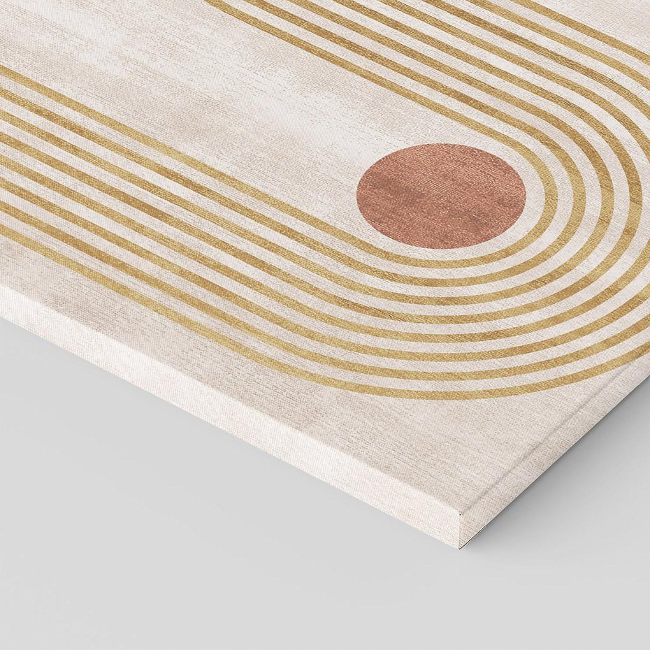 Obraz na płótnie 70x50 - Melodia ukrytych snów - retro grafika, styl mid-century