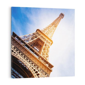 Obraz na płótnie 40x40 - Eiffla - ikona Paryża - Eiffla, Paryż