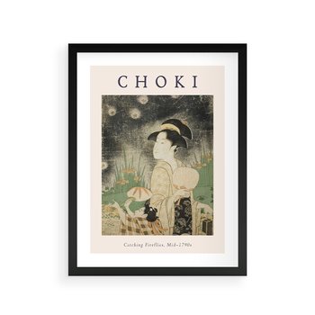 Plakat w ramie 30x40 - Sztuki Choki w Twoim Domu - reprodukcja, rycina - rama czarna