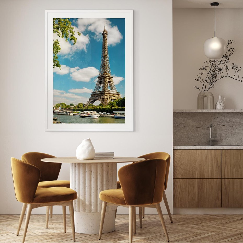 Plakat bez ramy 30x40 - Paryż Eiffla - Paryż, Eiffla