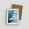 Plakat w ramie 30x40 - Morska potęga - morze, ocean - rama drewno
