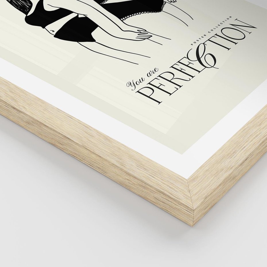 Plakat w ramie 30x40 - Siła i Wspólnota - nowoczesna sztuka kobieca, plakat - rama drewno