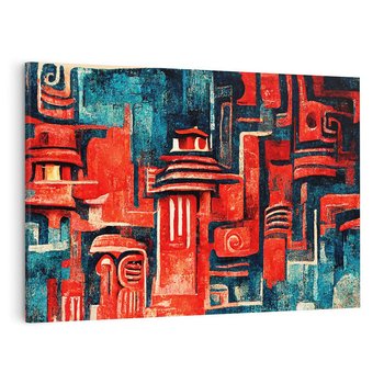 Obraz na płótnie 70x50 - Mistyka Wschodnich Światów - orientalna sztuka, nawiązanie do Japonii