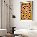 Plakat bez ramy 21x30 - Rozkwitająca Wolność Boho - abstrakcyjne boho kształty, dziwne