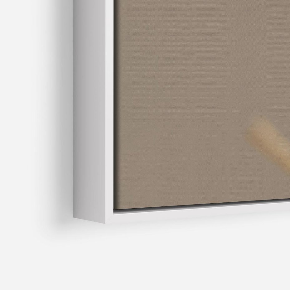 Obraz w ramie 120x80 - Przezroczyste piękno - gipsówka, suche - rama biała