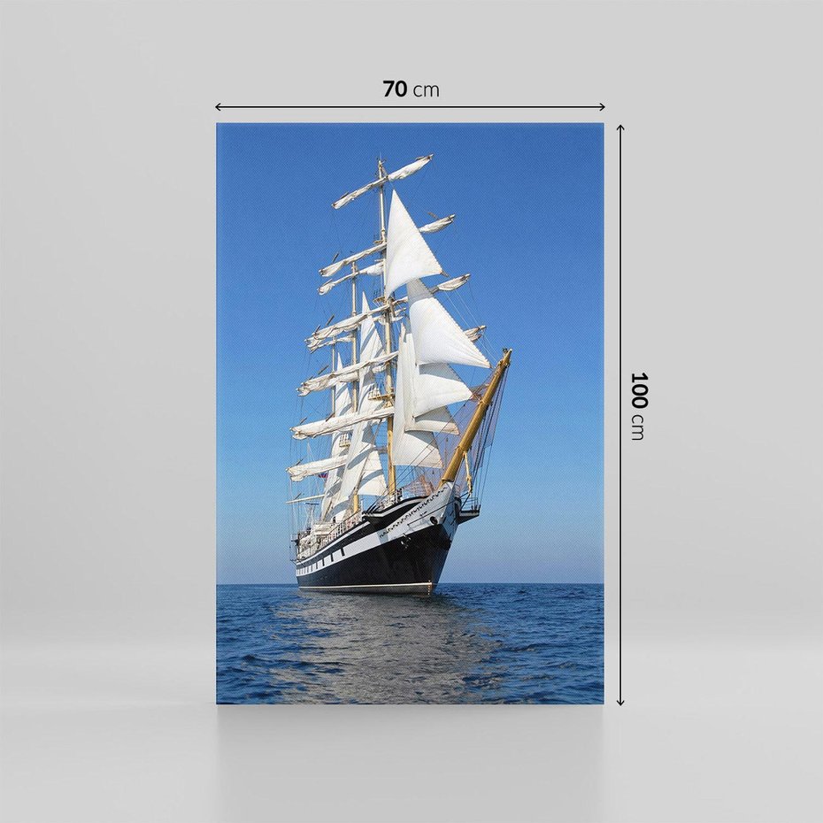 Obraz na płótnie 70x100 - Podróż na Żaglowcu Przygody - żaglowiec, podróż