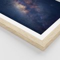 Plakat w ramie 40x50 - Wśród Gwiazd - rozgwieżdzone niebo, droga mleczna - rama drewno