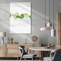 Obraz na płótnie 50x70 - Świeże limonki i woda - limonki, woda