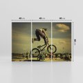 Obraz na płótnie 120x80 - "BMX - Sportowa Adrenalina - BMX, rower