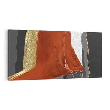 Obraz na płótnie 120x60 - Abstrakcyjna impresja - abstrakcja, nowoczesny