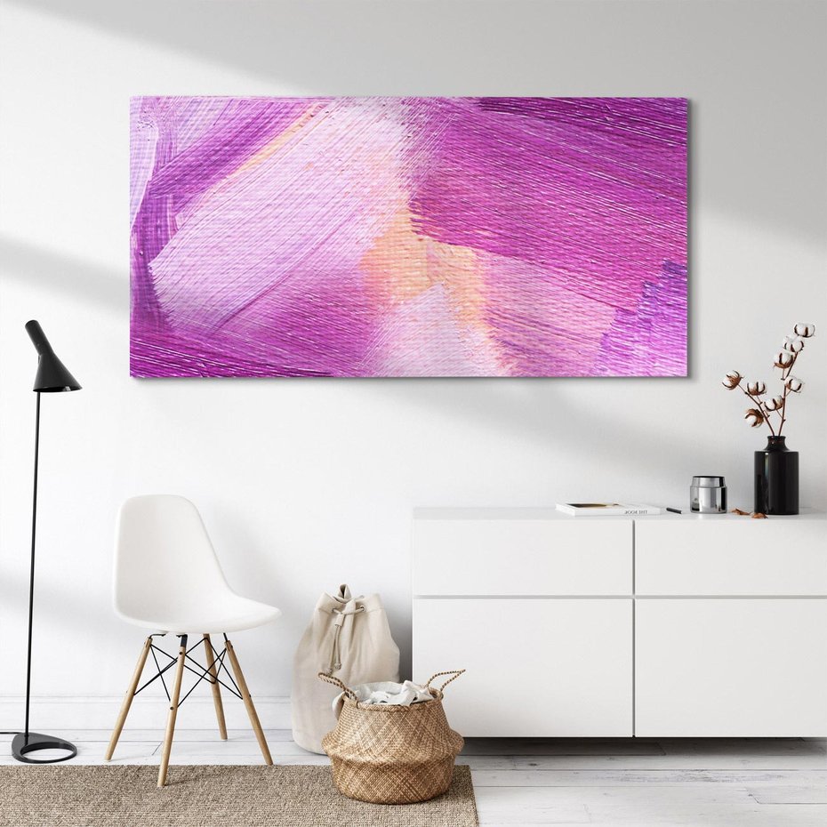 Obraz na płótnie 120x60 - Abstrakcyjna gra kolorów - abstrakcja, akwarela