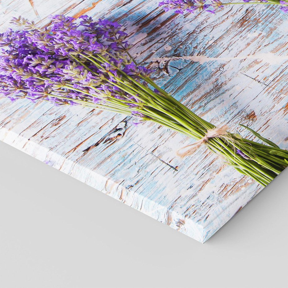 Obraz na płótnie 140x70 - Urok lawendowych pól - lawenda, kawiaty